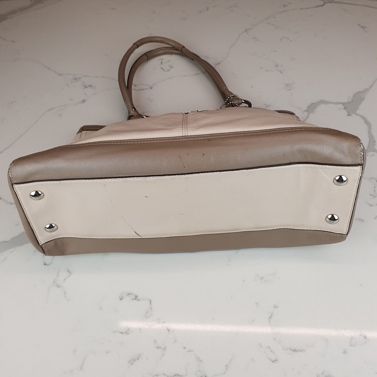 Authentic Coach Leather Carryall Tote Bag (F19728)