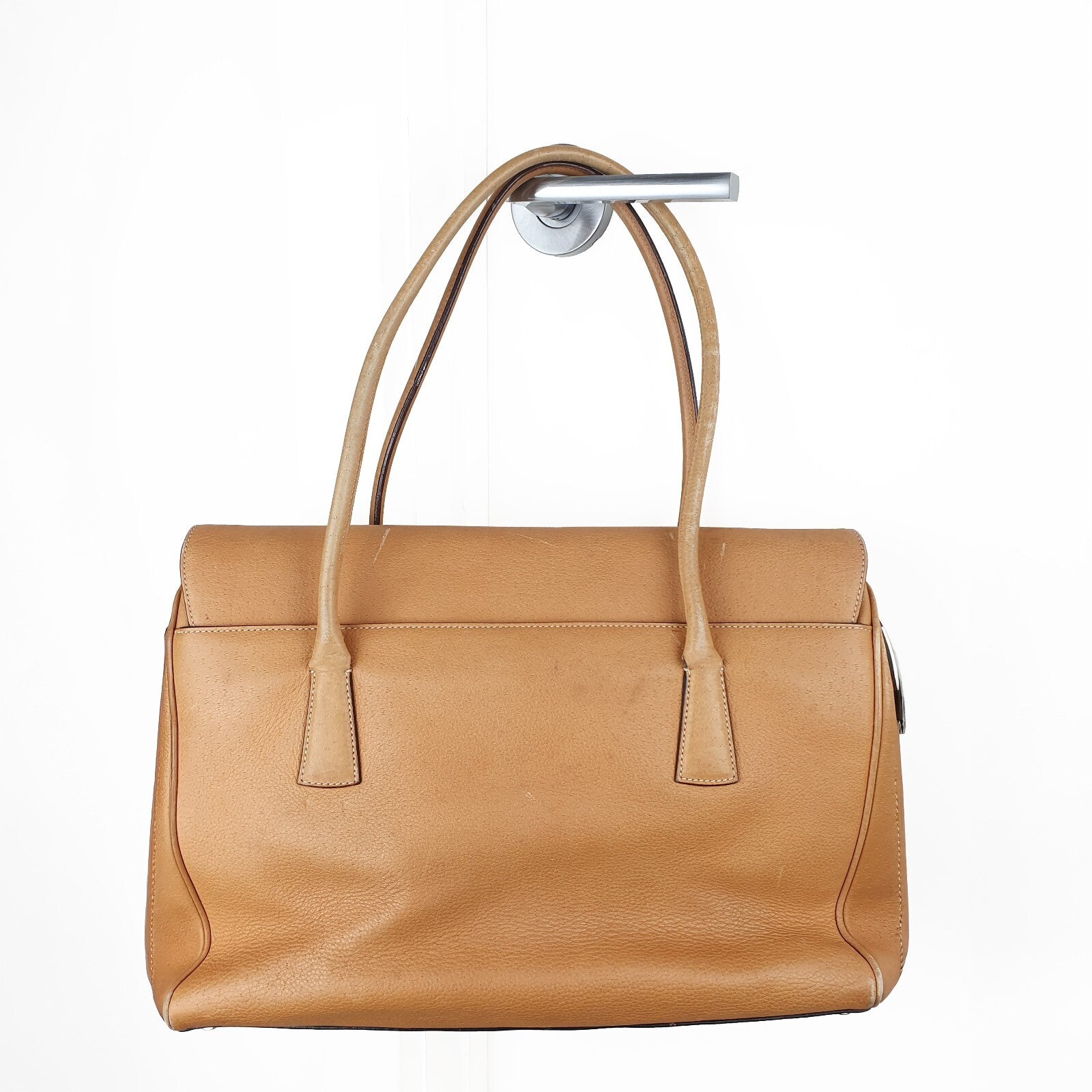 Salvatore Ferragamo Gancini Genuine Leather Handbag