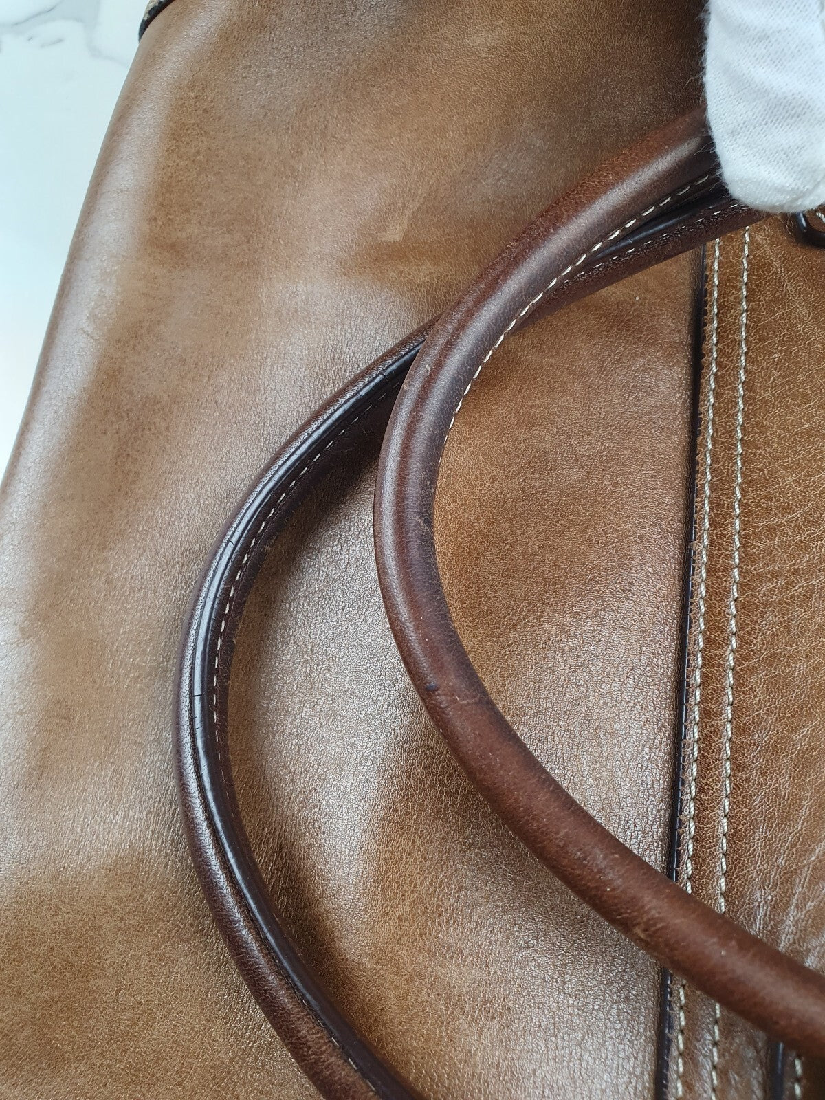 Vintage Coach Tan Leather Shoulder Bag