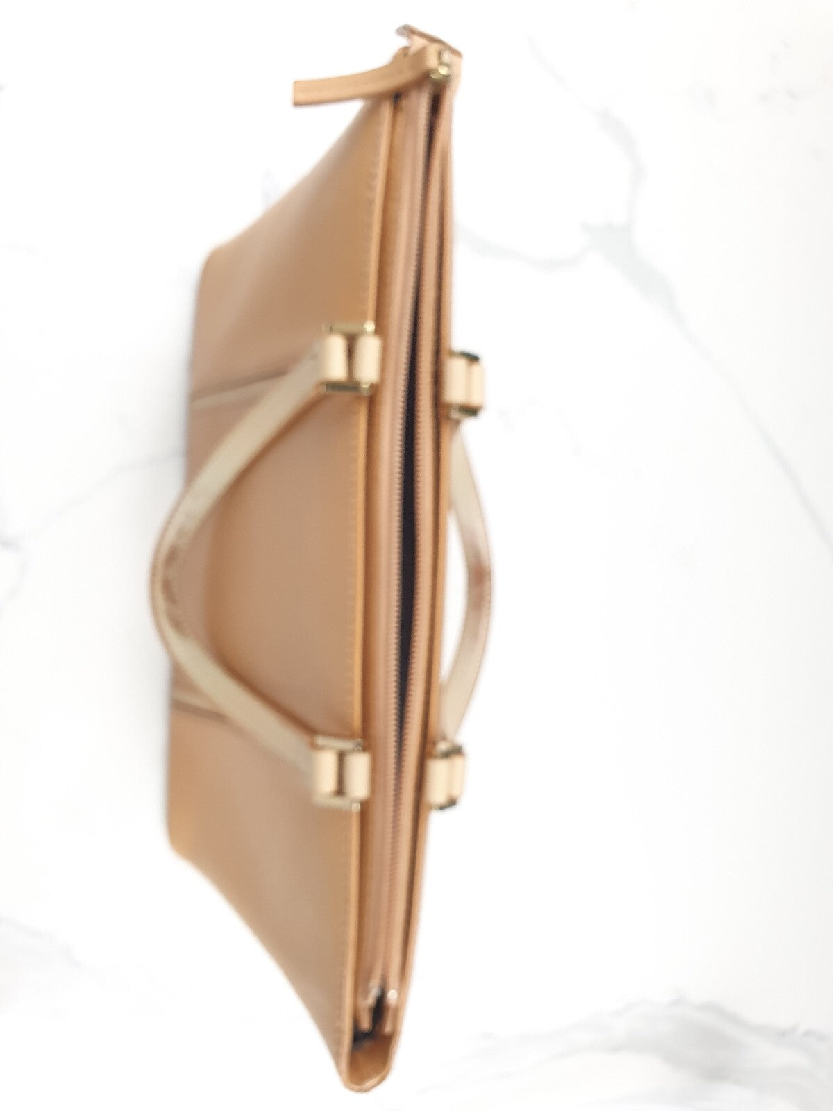 Burberry Brown Genuine Leather Handbag