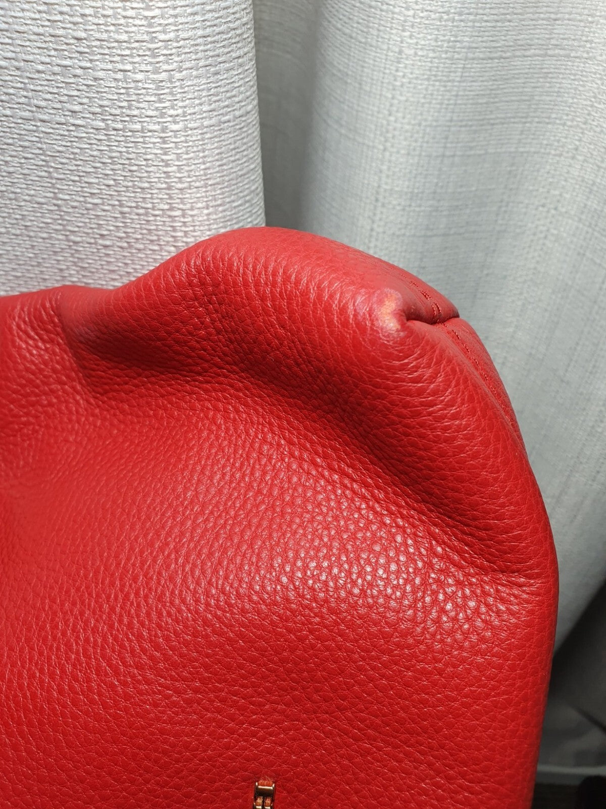 Coach Red Leather Crossbody Bag