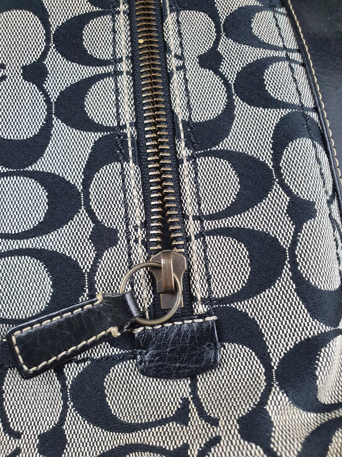 Coach Signature Canvas and Leather Crossbody Bag