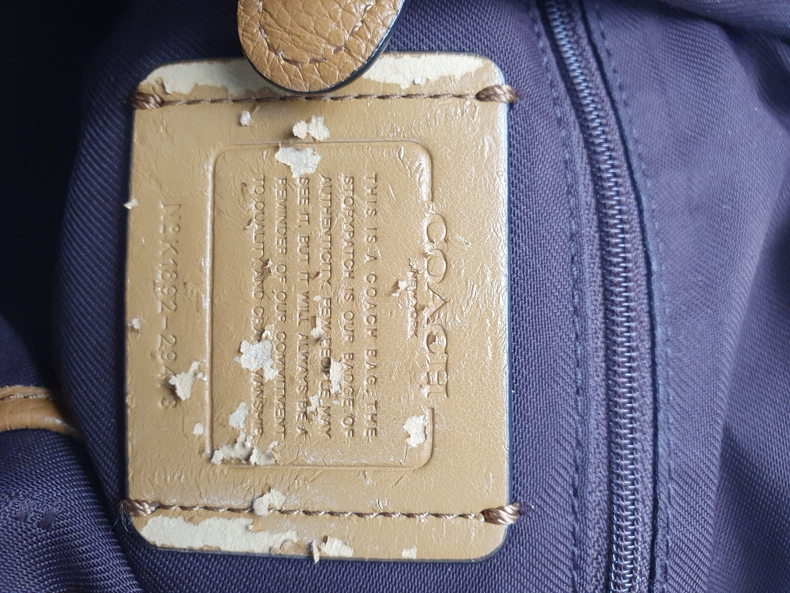 Coach Signature Canvas and Leather Shoulder Bag