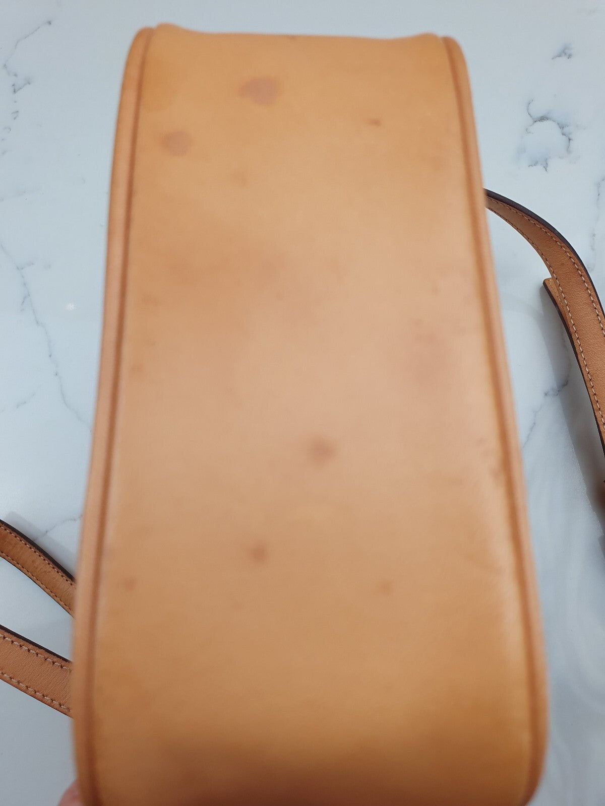 Coach Vintage Signature Crossbody Bag in Red and Tan Leather