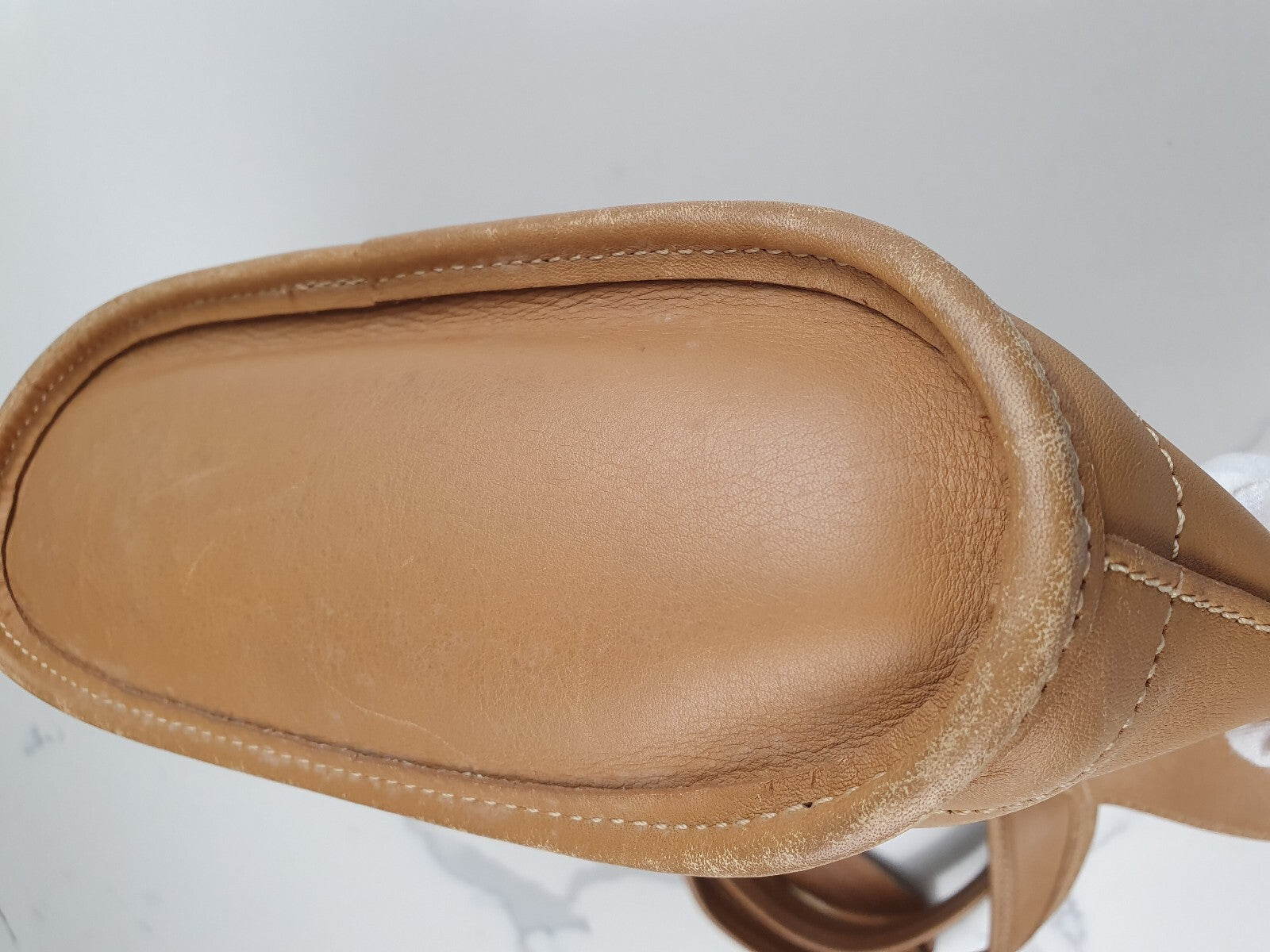 Vintage Coach Tan Leather Small Handbag 9301 made in USA