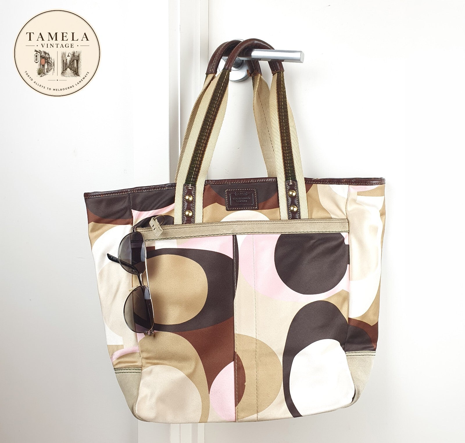 Coach Vintage Leatherware Multicolour Tote Bag