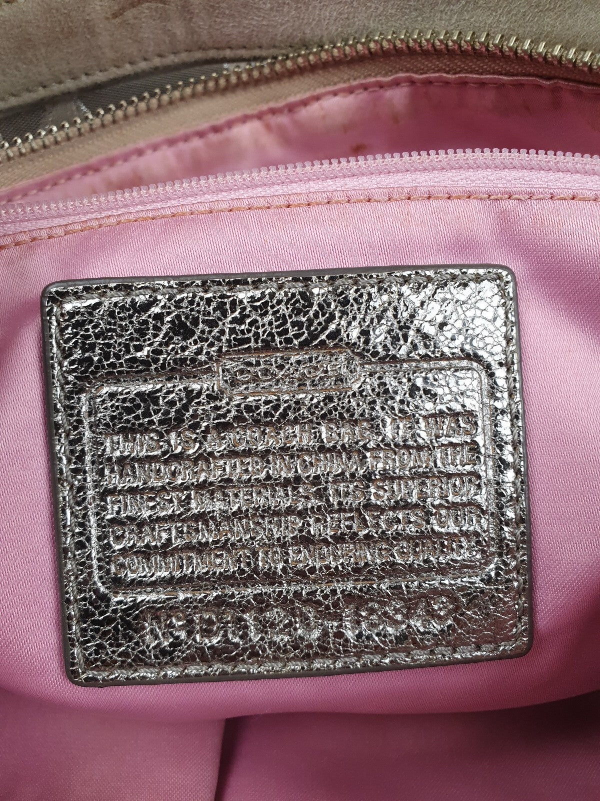 Coach Poppy Patchwork Shoulder Bag with Sequins