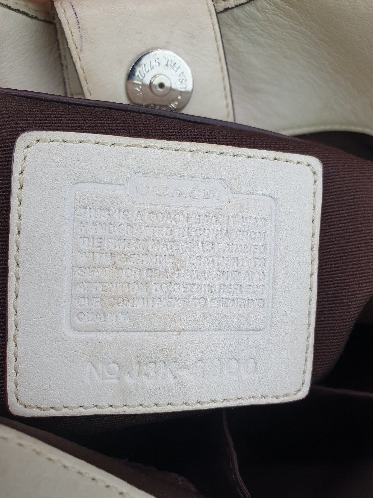 Authentic  COACH Signature 2-way Shoulder Hobo Bag