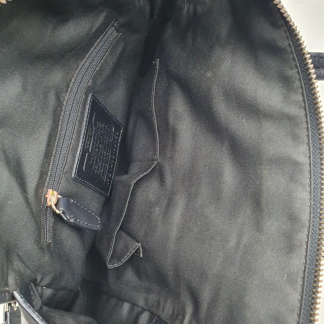 Coach Signature Canvas and Leather Satchel Bag