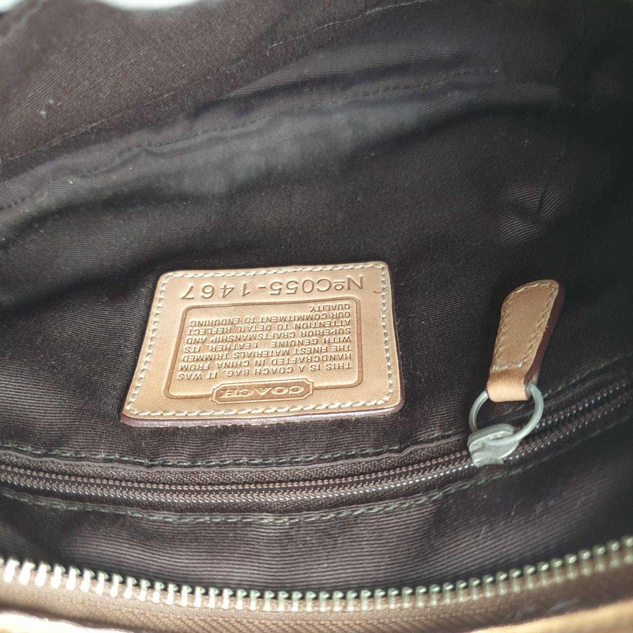 Coach Signature Canvas Crossbody Bag in Brown